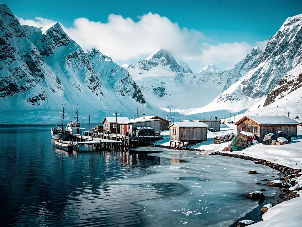 Arctic mountain landscape