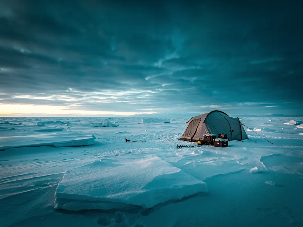 Arctic expedition landscape